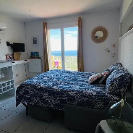 아파트 La Vigie Des Sauvagieres, Vue Mer, Piscine 카발레르쉬르메르